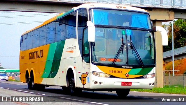 Empresa Gontijo de Transportes 14830 na cidade de Magé, Rio de Janeiro, Brasil, por Vinicius RJ. Número da foto: #12442869.