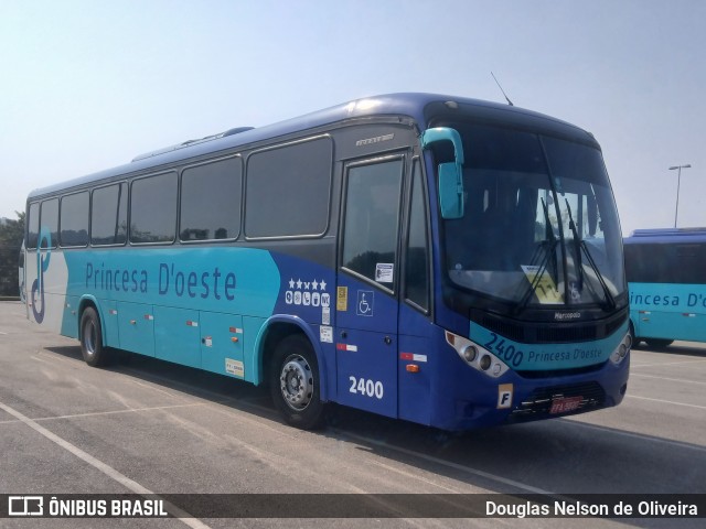 Princesa D'Oeste Fretamento e Turismo 2400 na cidade de Vinhedo, São Paulo, Brasil, por Douglas Nelson de Oliveira. Número da foto: #12442680.