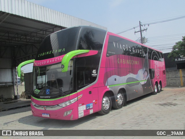 Viação Garcia 8725 na cidade de Curitiba, Paraná, Brasil, por GDC __39AM. Número da foto: #12443046.