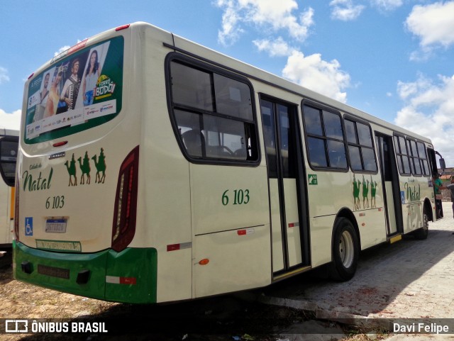 Transportes Cidade do Natal 6 103 na cidade de Natal, Rio Grande do Norte, Brasil, por Davi Felipe. Número da foto: #12444909.