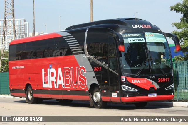 Lirabus 26017 na cidade de São Paulo, São Paulo, Brasil, por Paulo Henrique Pereira Borges. Número da foto: #12444307.