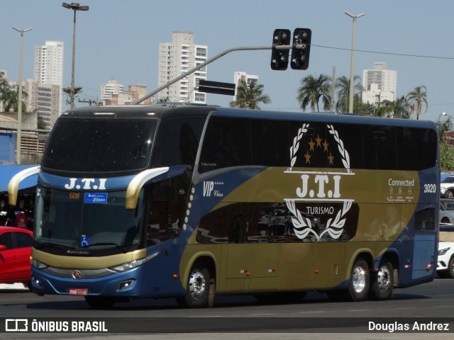 JTI Transportes e Turismo 3020 na cidade de Goiânia, Goiás, Brasil, por Douglas Andrez. Número da foto: #12443807.
