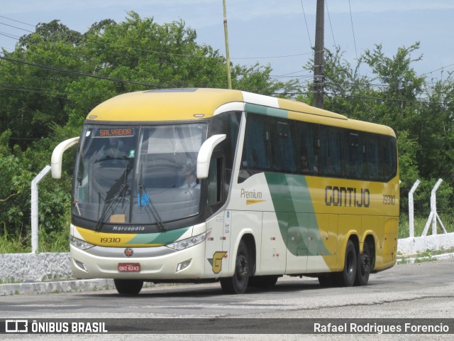 Empresa Gontijo de Transportes 19310 na cidade de Aracaju, Sergipe, Brasil, por Rafael Rodrigues Forencio. Número da foto: #12444812.