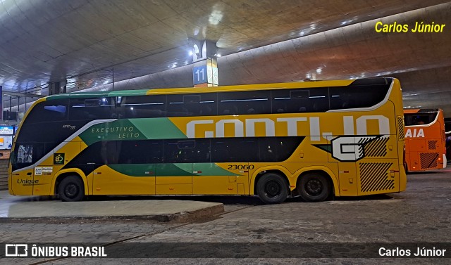 Empresa Gontijo de Transportes 23060 na cidade de Uberlândia, Minas Gerais, Brasil, por Carlos Júnior. Número da foto: #12442606.