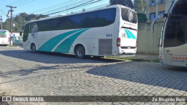 Unitrans Transportes Rodoviários 1043 na cidade de Petrópolis, Rio de Janeiro, Brasil, por Zé Ricardo Reis. Número da foto: #12443208.