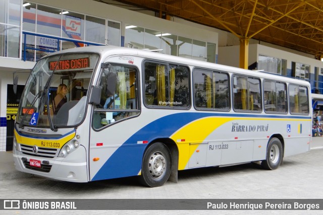 Viação Barra do Piraí Turismo RJ 113.033 na cidade de Mendes, Rio de Janeiro, Brasil, por Paulo Henrique Pereira Borges. Número da foto: #12444281.