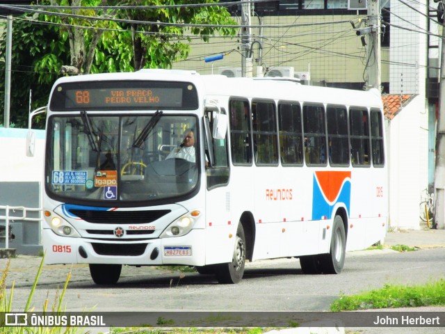 Reunidas Transportes Urbanos 0815 na cidade de Natal, Rio Grande do Norte, Brasil, por John Herbert. Número da foto: #12443015.