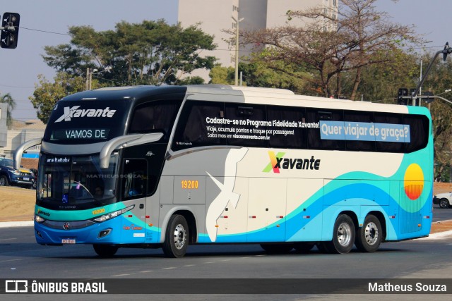 Viação Xavante 19200 na cidade de Goiânia, Goiás, Brasil, por Matheus Souza. Número da foto: #12445078.