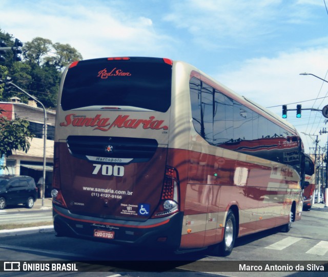 Santa Maria Fretamento e Turismo > Transportes Santa Maria(SP) 700 na cidade de São Bernardo do Campo, São Paulo, Brasil, por Marco Antonio da Silva. Número da foto: #12444900.