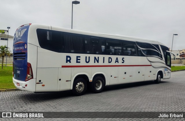 Reunidas Transportes Coletivos 33812 na cidade de Itajaí, Santa Catarina, Brasil, por Júlio Erbani. Número da foto: #12444826.