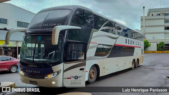 Reunidas Transportes Coletivos 38806 na cidade de Maravilha, Santa Catarina, Brasil, por Luiz Henrique Panisson. Número da foto: #12443313.