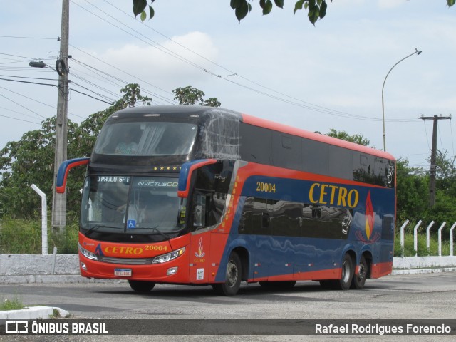 Viação Cetro 20004 na cidade de Aracaju, Sergipe, Brasil, por Rafael Rodrigues Forencio. Número da foto: #12444803.