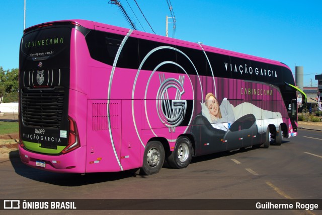 Viação Garcia 86099 na cidade de Cascavel, Paraná, Brasil, por Guilherme Rogge. Número da foto: #12447692.