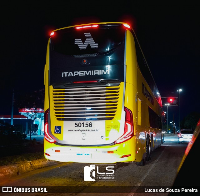 Viação Nova Itapemirim 50156 na cidade de Campos dos Goytacazes, Rio de Janeiro, Brasil, por Lucas de Souza Pereira. Número da foto: #12447667.