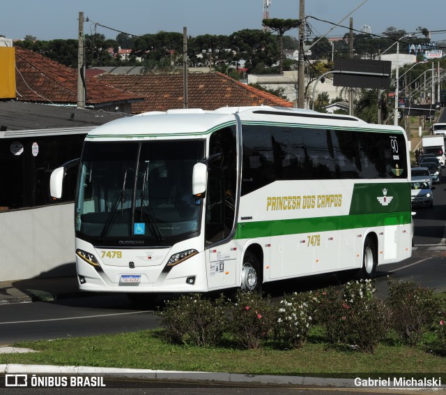 Expresso Princesa dos Campos 7479 na cidade de Ponta Grossa, Paraná, Brasil, por Gabriel Michalski. Número da foto: #12447977.
