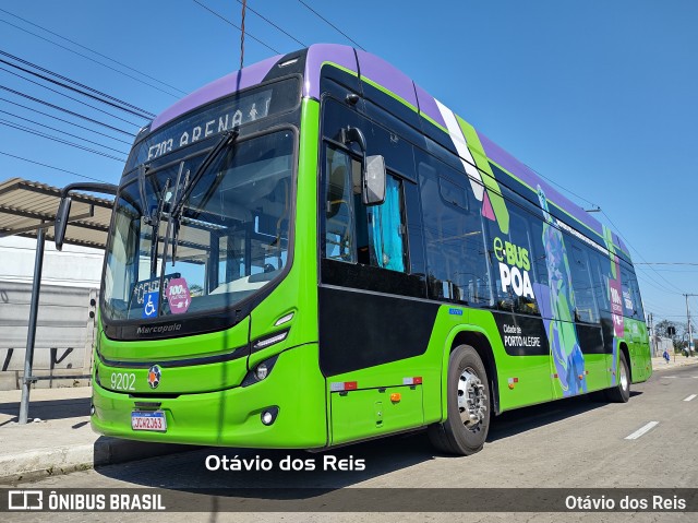 Nortran Transportes Coletivos 9202 na cidade de Porto Alegre, Rio Grande do Sul, Brasil, por Otávio dos Reis . Número da foto: #12447600.