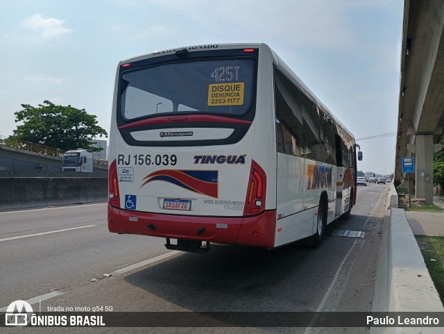 Transportadora Tinguá RJ 156.039 na cidade de Nova Iguaçu, Rio de Janeiro, Brasil, por Paulo Leandro. Número da foto: #12445545.