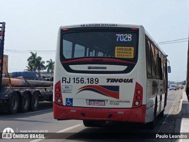 Transportadora Tinguá RJ 156.189 na cidade de Nova Iguaçu, Rio de Janeiro, Brasil, por Paulo Leandro. Número da foto: #12445532.