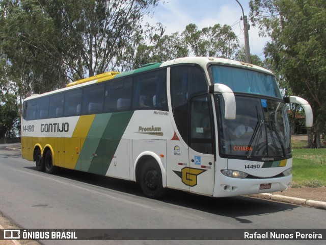 Empresa Gontijo de Transportes 14490 na cidade de Cuiabá, Mato Grosso, Brasil, por Rafael Nunes Pereira. Número da foto: #12447613.