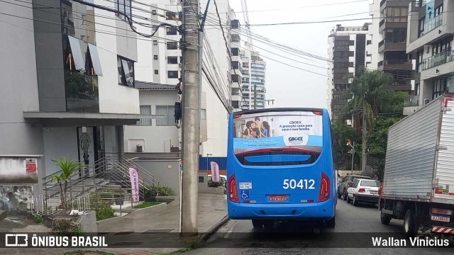 Transol Transportes Coletivos 50412 na cidade de Florianópolis, Santa Catarina, Brasil, por Wallan Vinicius. Número da foto: #12445550.