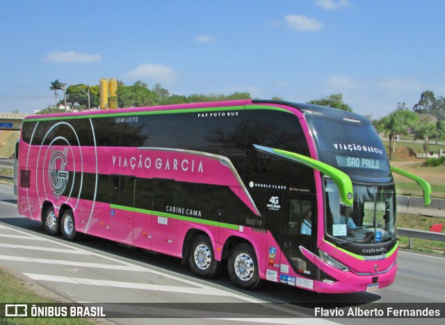 Viação Garcia 86019 na cidade de Araçariguama, São Paulo, Brasil, por Flavio Alberto Fernandes. Número da foto: #12446087.