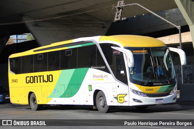 Empresa Gontijo de Transportes 7140 na cidade de Belo Horizonte, Minas Gerais, Brasil, por Paulo Henrique Pereira Borges. Número da foto: #12446255.