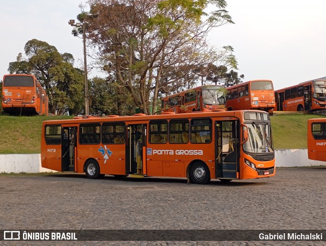 VCG - Viação Campos Gerais 1473 na cidade de Ponta Grossa, Paraná, Brasil, por Gabriel Michalski. Número da foto: #12447982.