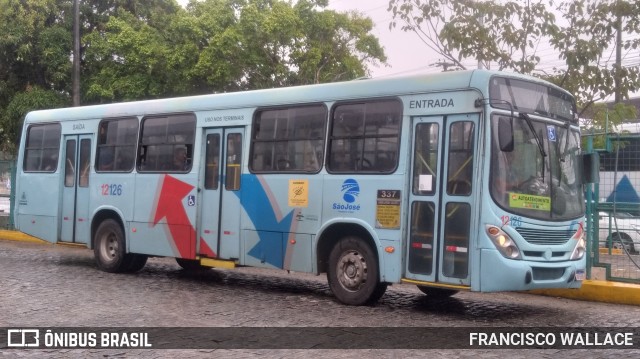 Auto Viação São José 12126 na cidade de Fortaleza, Ceará, Brasil, por FRANCISCO WALLACE. Número da foto: #12445725.