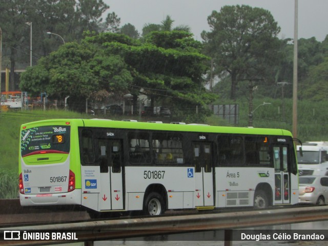 BsBus Mobilidade 501867 na cidade de Belo Horizonte, Minas Gerais, Brasil, por Douglas Célio Brandao. Número da foto: #12446356.