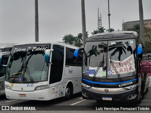 Fácil Transportes e Turismo RJ 140.046 na cidade de Aparecida, São Paulo, Brasil, por Luiz Henrique Fornazari Toledo. Número da foto: #12446297.