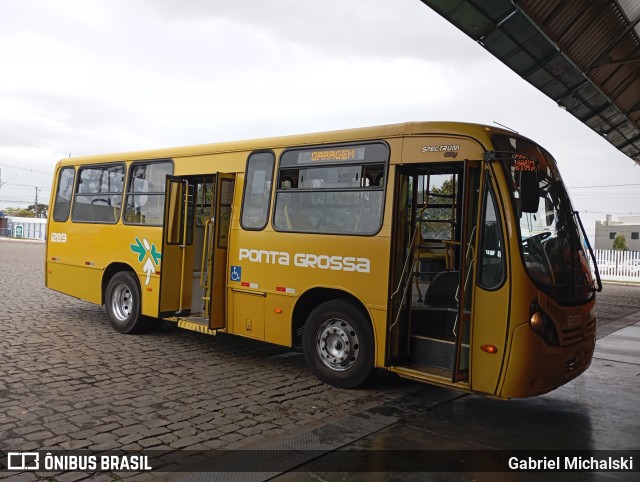 VCG - Viação Campos Gerais 1289 na cidade de Ponta Grossa, Paraná, Brasil, por Gabriel Michalski. Número da foto: #12447983.