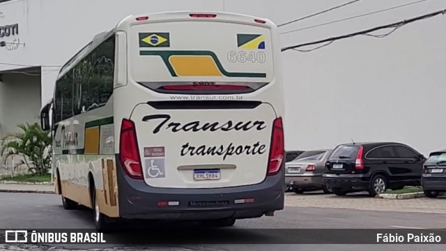 Transur - Transporte Rodoviário Mansur 6640 na cidade de Juiz de Fora, Minas Gerais, Brasil, por Fábio Paixão. Número da foto: #12446405.
