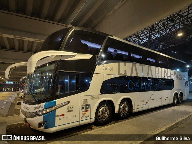 Auto Viação Catarinense 319301 na cidade de Santos, São Paulo, Brasil, por Guilherme Silva. Número da foto: #12445651.