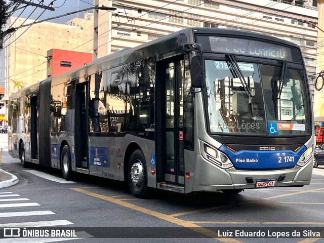 Sambaíba Transportes Urbanos 2 1741 na cidade de São Paulo, São Paulo, Brasil, por Luiz Eduardo Lopes da Silva. Número da foto: #12445899.
