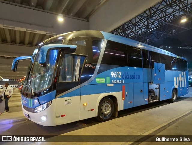 UTIL - União Transporte Interestadual de Luxo 9612 na cidade de Santos, São Paulo, Brasil, por Guilherme Silva. Número da foto: #12445653.