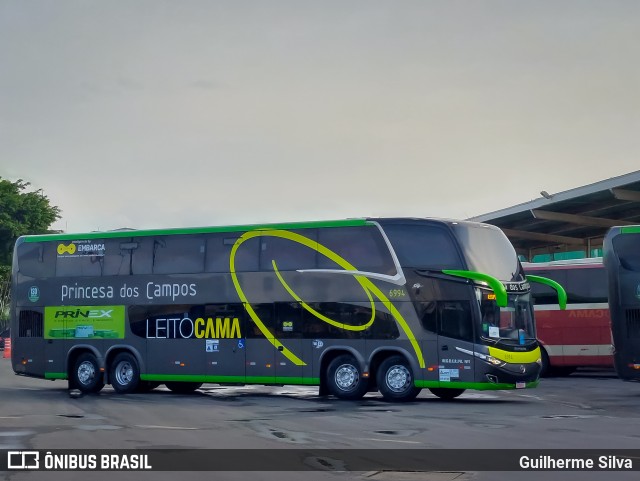 Expresso Princesa dos Campos 6994 na cidade de Santos, São Paulo, Brasil, por Guilherme Silva. Número da foto: #12445634.