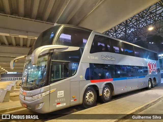 Auto Viação 1001 108.682 na cidade de Santos, São Paulo, Brasil, por Guilherme Silva. Número da foto: #12445611.