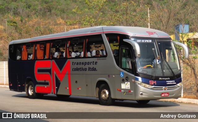 Transporte Coletivo Santa Maria 286 na cidade de Pará de Minas, Minas Gerais, Brasil, por Andrey Gustavo. Número da foto: #12380774.