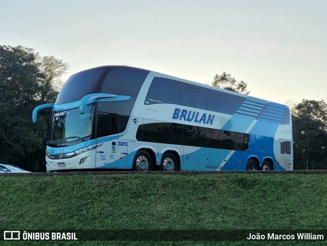 Brulan Transportes 320 na cidade de Foz do Iguaçu, Paraná, Brasil, por João Marcos William. Número da foto: #12380044.