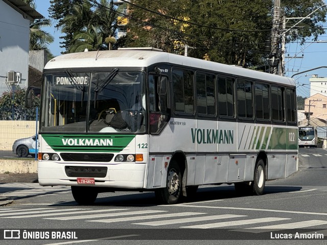 Empresa de Transportes Coletivos Volkmann 122 na cidade de Blumenau, Santa Catarina, Brasil, por Lucas Amorim. Número da foto: #12379569.
