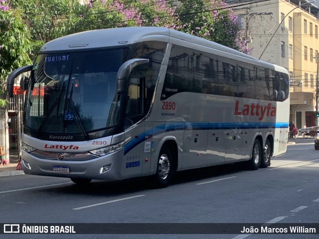 Lattyfa Turismo 2890 na cidade de Divinópolis, Minas Gerais, Brasil, por João Marcos William. Número da foto: #12378792.