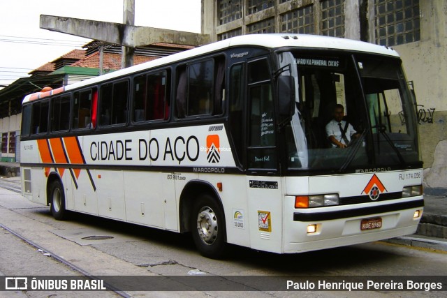 Viação Cidade do Aço RJ 174.056 na cidade de Rio de Janeiro, Rio de Janeiro, Brasil, por Paulo Henrique Pereira Borges. Número da foto: #12380144.