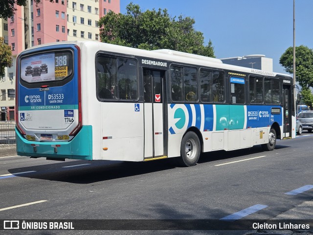 Transportes Campo Grande D53533 na cidade de Rio de Janeiro, Rio de Janeiro, Brasil, por Cleiton Linhares. Número da foto: #12380573.