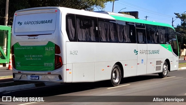 Rápido Sumaré 14312 na cidade de Paulínia, São Paulo, Brasil, por Allan Henrique. Número da foto: #12380578.