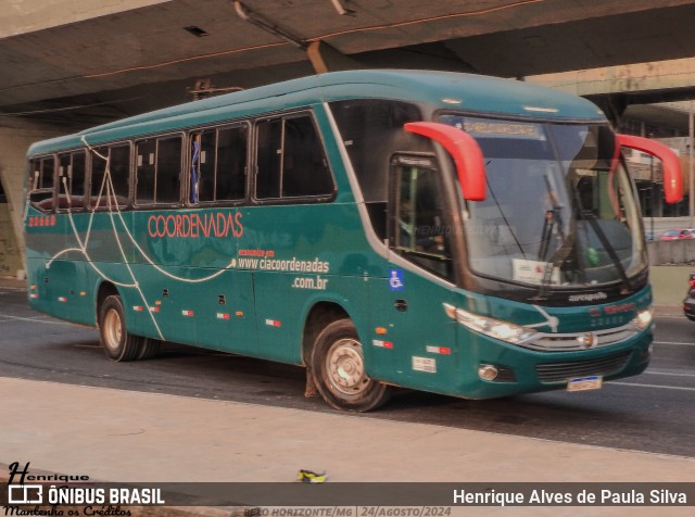 Companhia Coordenadas de Transportes 20660 na cidade de Belo Horizonte, Minas Gerais, Brasil, por Henrique Alves de Paula Silva. Número da foto: #12380933.