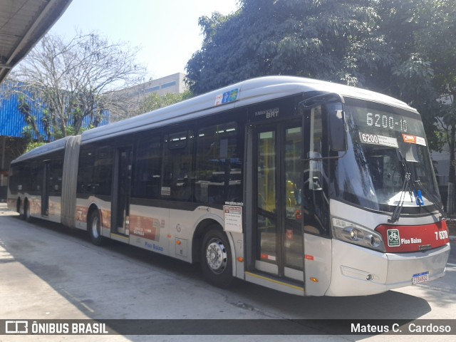 Viação Gatusa Transportes Urbanos 7 6378 na cidade de São Paulo, São Paulo, Brasil, por Mateus C.  Cardoso. Número da foto: #12380853.