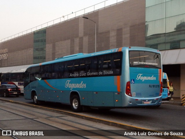 Auto Ônibus Fagundes RJ 101.278 na cidade de Rio de Janeiro, Rio de Janeiro, Brasil, por André Luiz Gomes de Souza. Número da foto: #12380789.