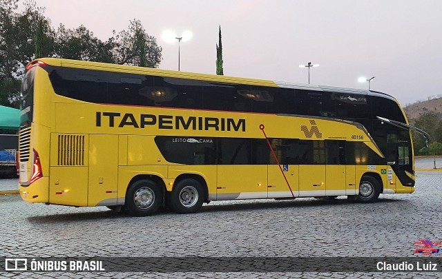 Viação Nova Itapemirim 40156 na cidade de Queluz, São Paulo, Brasil, por Claudio Luiz. Número da foto: #12380139.