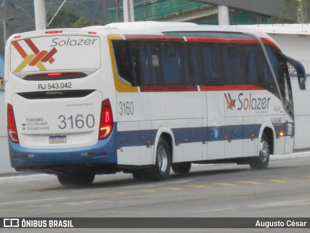 Solazer Transportes e Turismo RJ 543.042 na cidade de Duque de Caxias, Rio de Janeiro, Brasil, por Augusto César. Número da foto: #12378743.