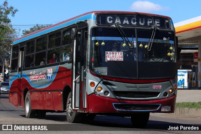 Empresa de Transporte La Caacupeña S.A. 078 na cidade de San Lorenzo, Central, Paraguai, por José Paredes. Número da foto: #12380889.
